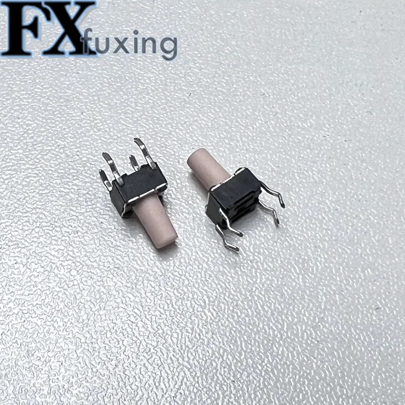 10PCS/lot  KSMC614A Touch Switch 6*6*9.5 In Line 4-pin Button Reset Micro Motion High Temperature Resistance