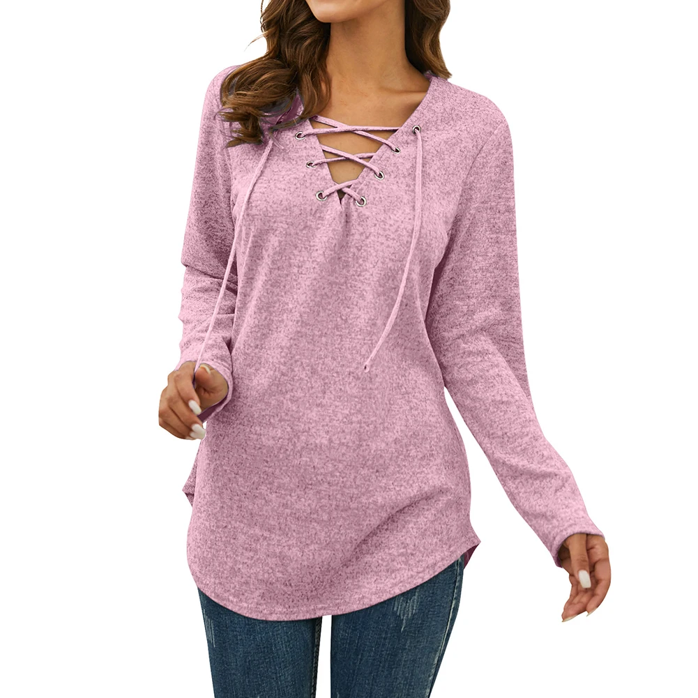 

Women's Sweatshirts O-Neck Loose Casual Sports Pullovers Comfortable Velvet Long Sleeve Sweater Winter Woman Clothes 2025