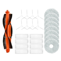 A24F-For Xiaomi Robot Vacuum X20 / Xiaomi Mijia Self-Cleaning Robot 2 / C101 Main Side Brush Hepa Filter Mop Cloths Parts