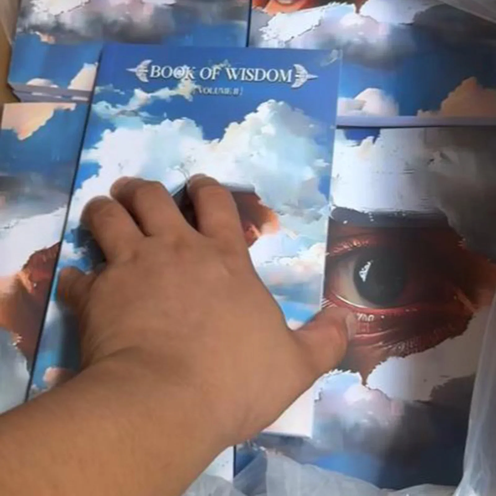 BOOK OF WISDOM Themed Notebook with Wisdom Eye Cover for Self Reflection and Philosophy Learning