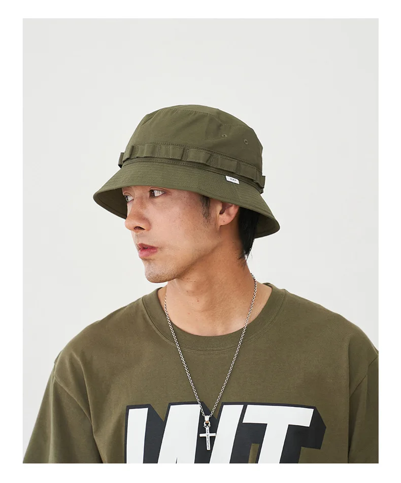 New WTAPS JUNGLE HAT Japanese All-Match Sunblock Fisherman Hat Casual fishing shade outdoor camping hat