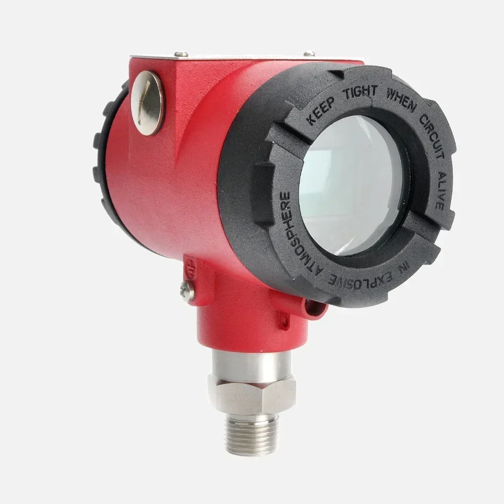explosion proof 4-20ma 0-5v 10v RS485 smart inline pressure transmitter with LCD display