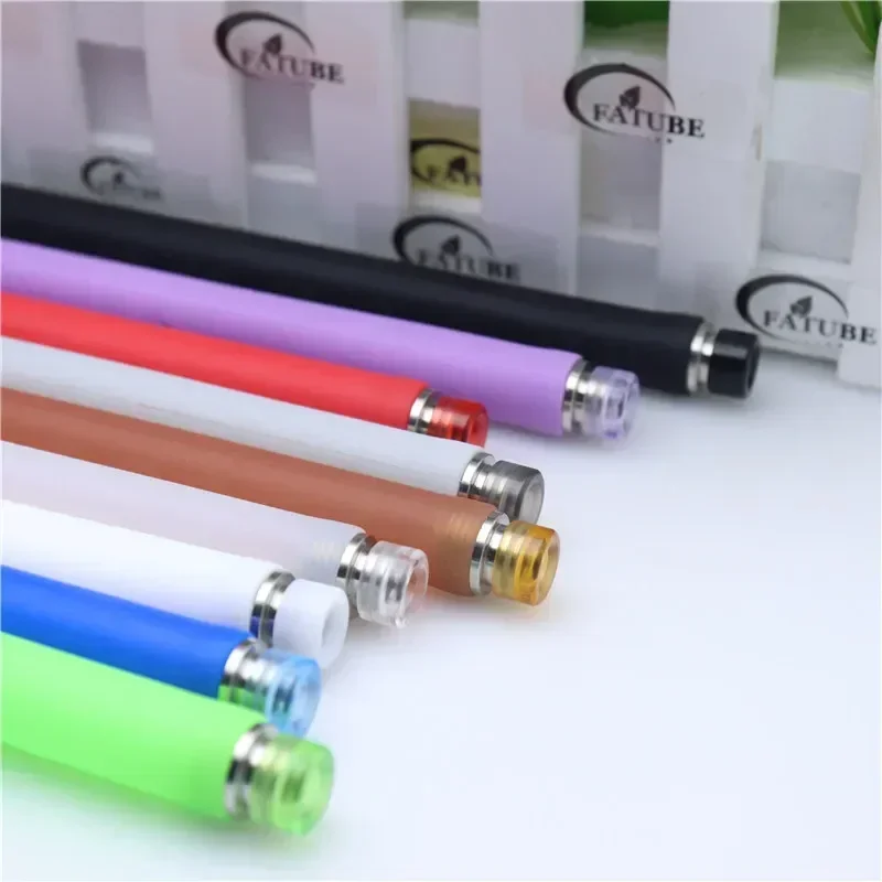 قطعة فم BB واسعة الفم من الفولاذ المقاوم للصدأ والأكريليك، وصلة قش متكاملة BB