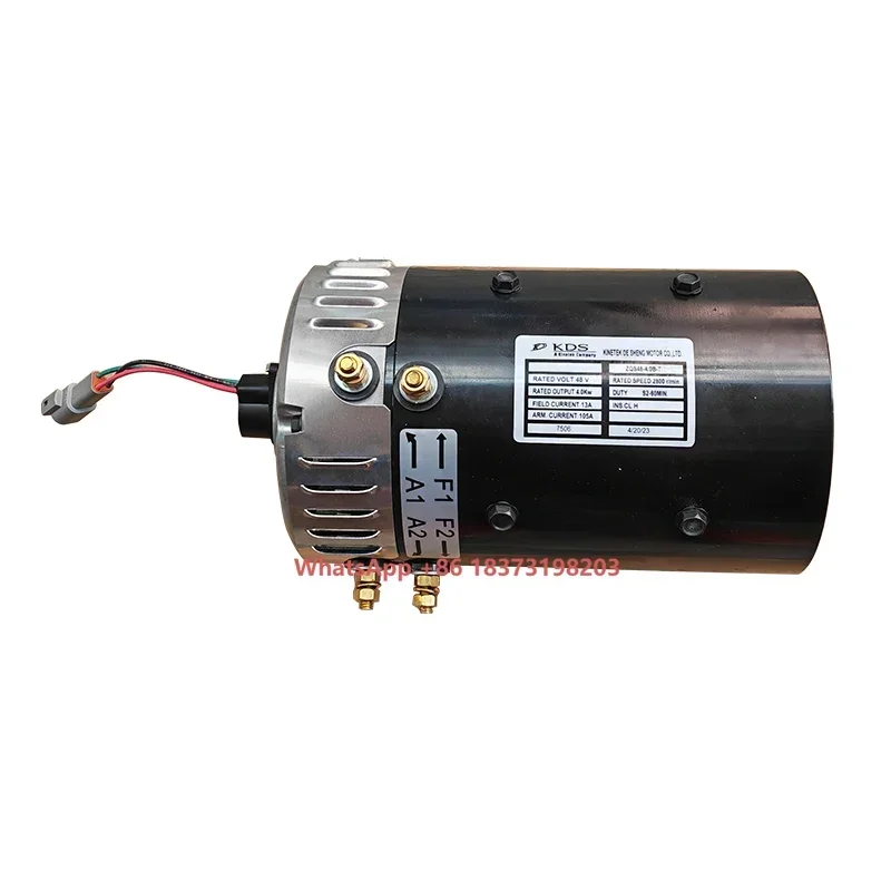 

Новый двигатель постоянного тока 48В 4.0кВт для гольф-каров, запчасти для электромобилей Club Car E-Z-GO, модель ZQS48-4.0B-T