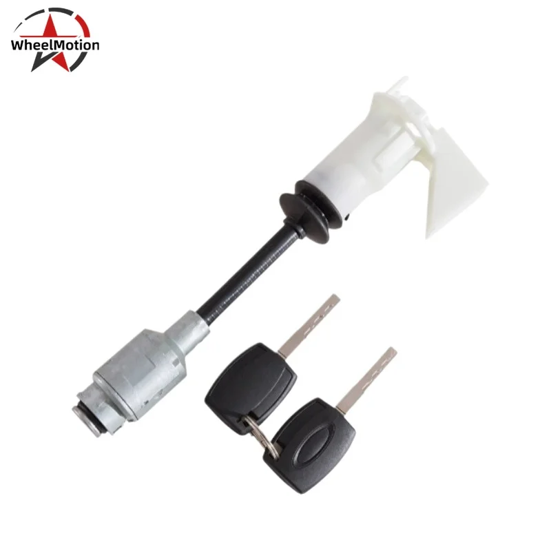 

OEM 4556337 22,5 см/8,85 дюйма, цилиндр замка капота с 2 ключами, ремонтные комплекты защелки капота двигателя для Ford Focus C-MAX 03-07 MK2