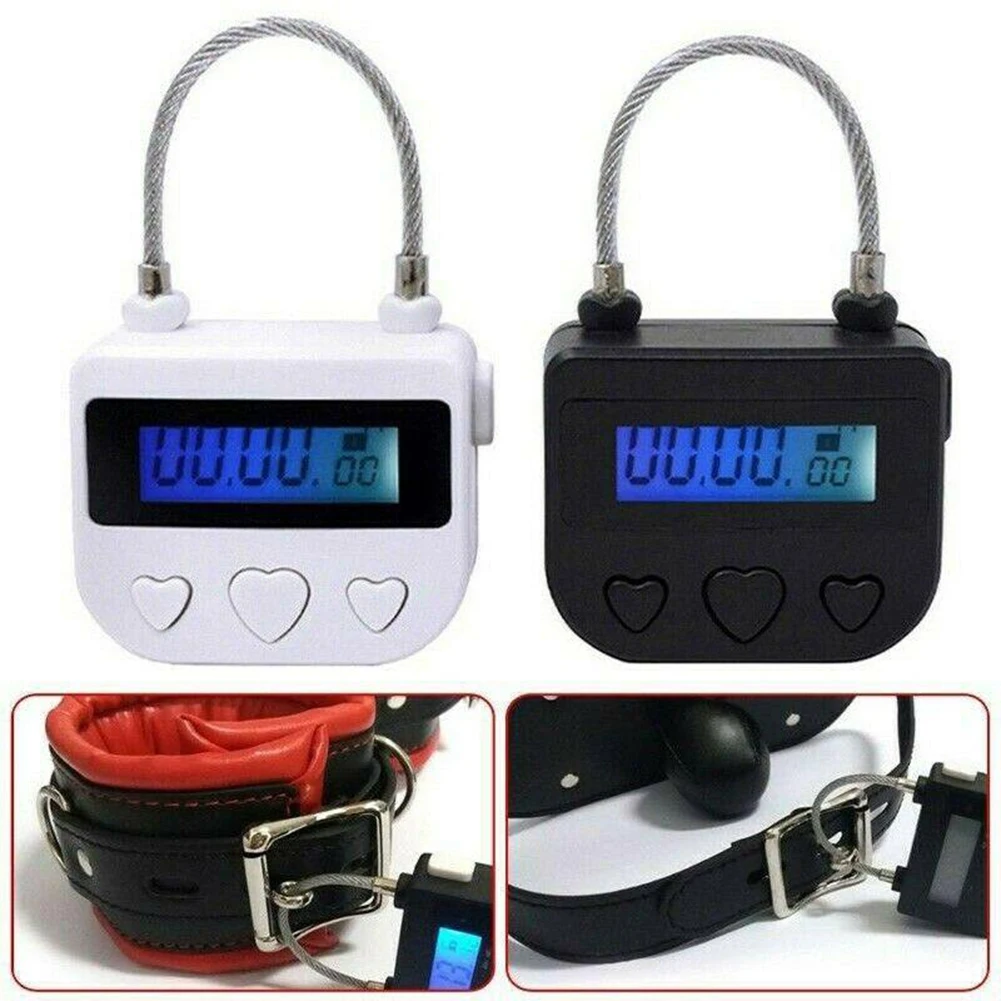 New Parts Tool Time Lock USB Padlock Parts Rechargeable Steel Wire Time 1 Hours Waterproof 5V Charging Voltage