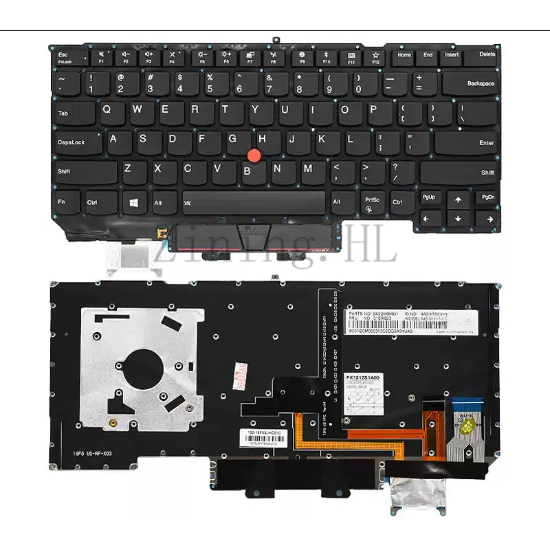 For Lenovo ThinkPad X1 Carbon X1C 3RD 456789TH 2015678920 keyboard with backlight