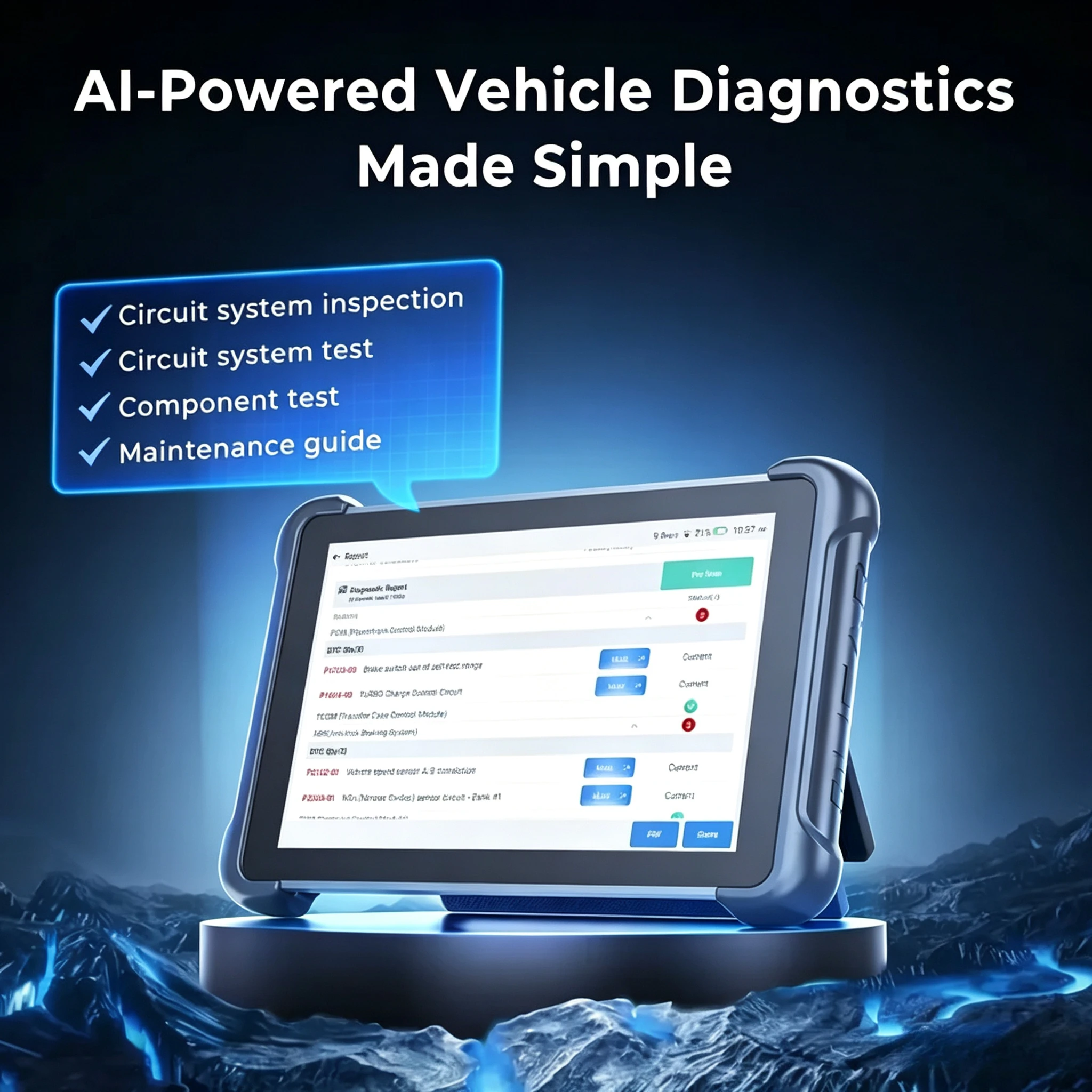 MUCAR 892BT AI Intelligent Obd2 Scanner Diagnostic for Car Repairs Full System Bidirectional Test 35 Reset Function Scan Tool