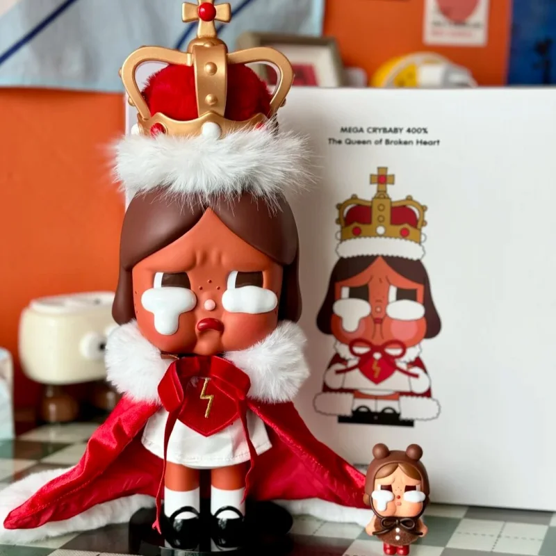 Original Limited Edition Mega Crybaby 400% The Queen Of Broken Heart Collection Anime Figure Home Decoration Toy Christmas Gift