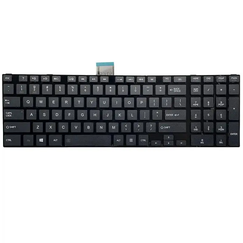 Wyoresy new US laptop keyboard for Toshiba Satellite l850 l850d p850 l855 l855d l870 l870d US black/white keyboard