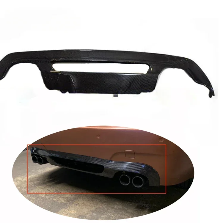 

Carbon Fiber Rear Diffuser Bumper Lip for BMW E60 M5 Bumper 2004-2010 Car Styling auto tuning spoiler