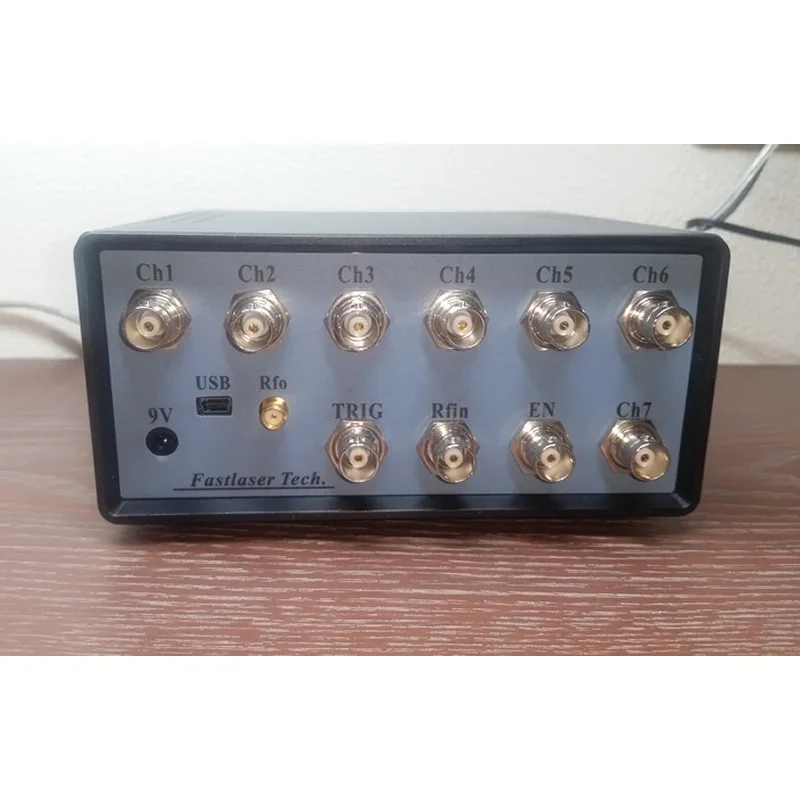 High-precision digital signal delayer, remote control, resolution 0.25ns, accuracy below 100ps，7 channels TTL signal generator