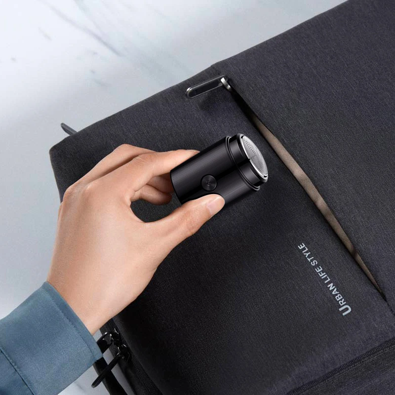 ماكينة حلاقة كهربائية USB للرجال، ماكينة حلاقة جافة ورطبة ذات الاستخدام المزدوج، شاشة رقمية LED قابلة لإعادة الشحن للسيارة، ماكينة حلاقة للسفر المنزلي