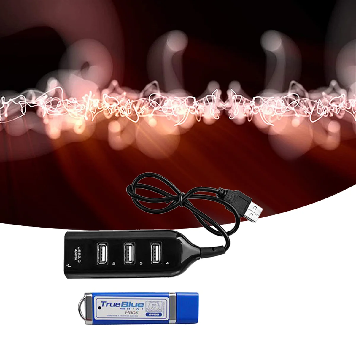 عصا اللعبة لمحرك الأقراص الضخمة ، وحدة التحكم في الألعاب الرجعية ، ملحقات اللعبة ، حزمة صغيرة زرقاء حقيقية ، 64 جيجابايت ، 64 جيجابايت