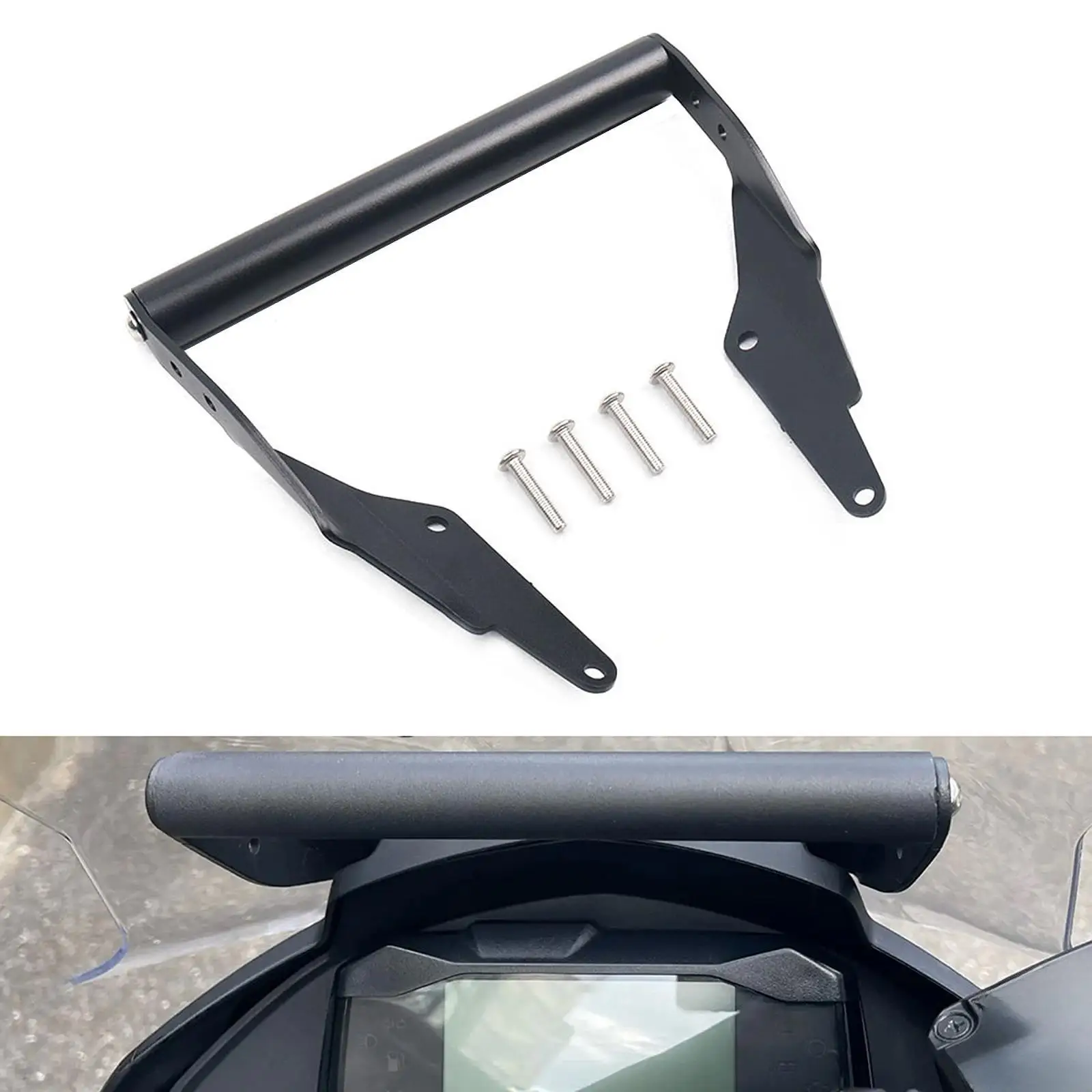 Supporto per telefono per bici impermeabile Staffa per piastra di navigazione GPS Supporto in lega di alluminio per moto Adventure G310GS G310R