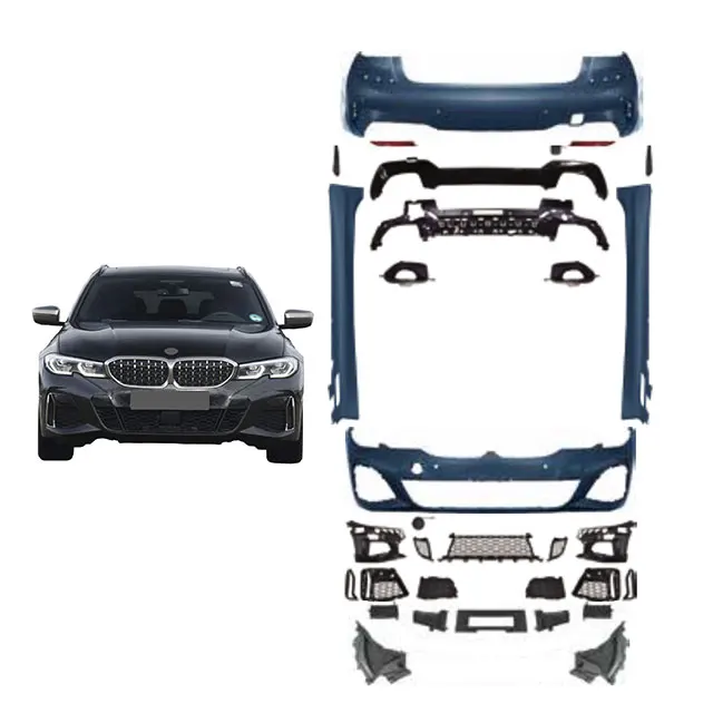 

FW Factory Car Parts Accessories Body Kit MT Style Front Rear Bumper Bodykit Upgrade for 3 Series G20 19-22 to 340D MT