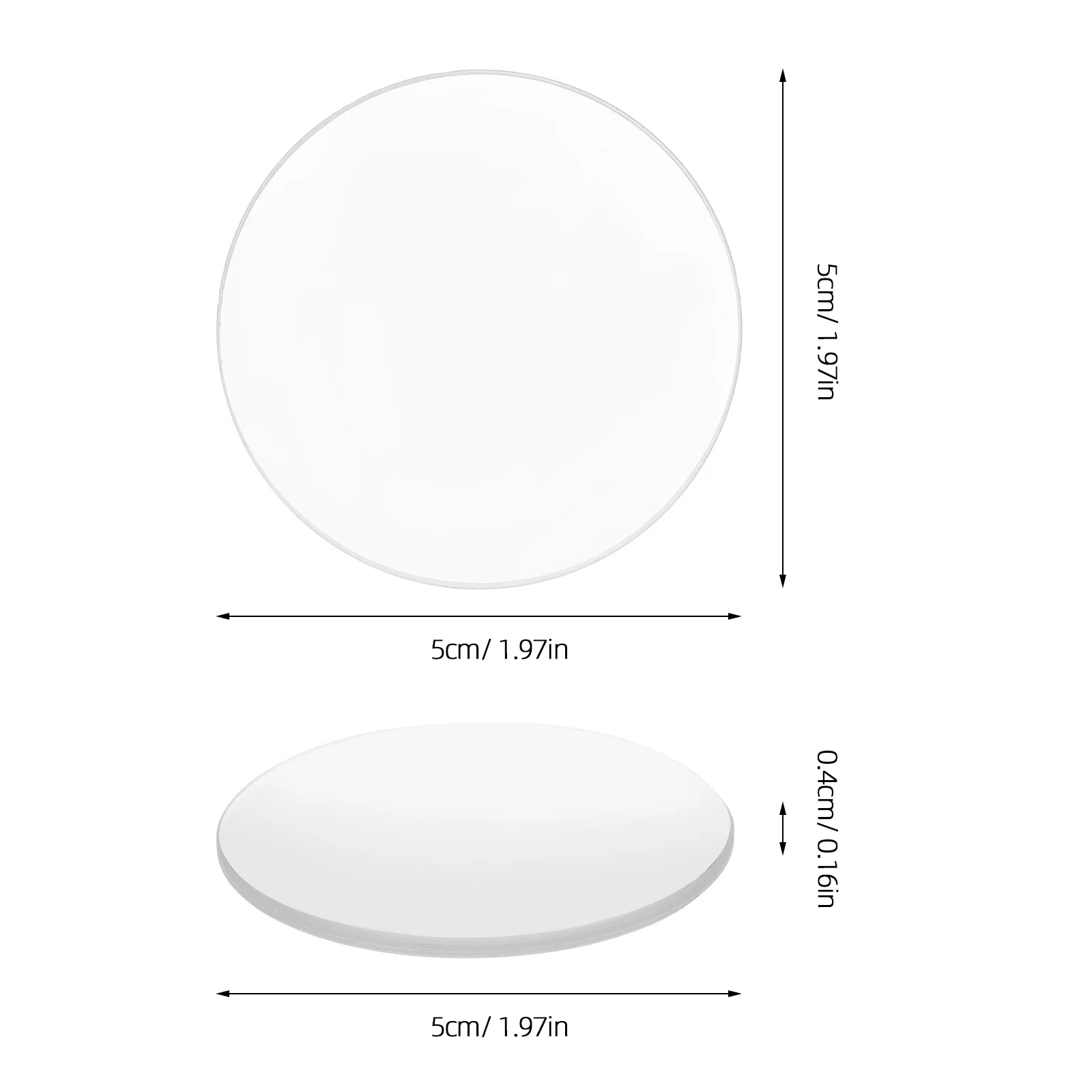 

Optical Lens Physics Experimental Teaching Instrument Durable Biconvex Glass Double Convex Lens for Telescope Physics Education