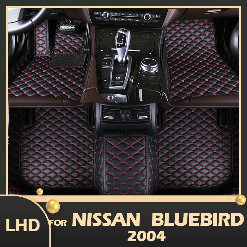 Car Floor Mats For Nissan Bluebird 2004 Custom Auto Foot Pads Automobile Carpet Cover Interior Accessories