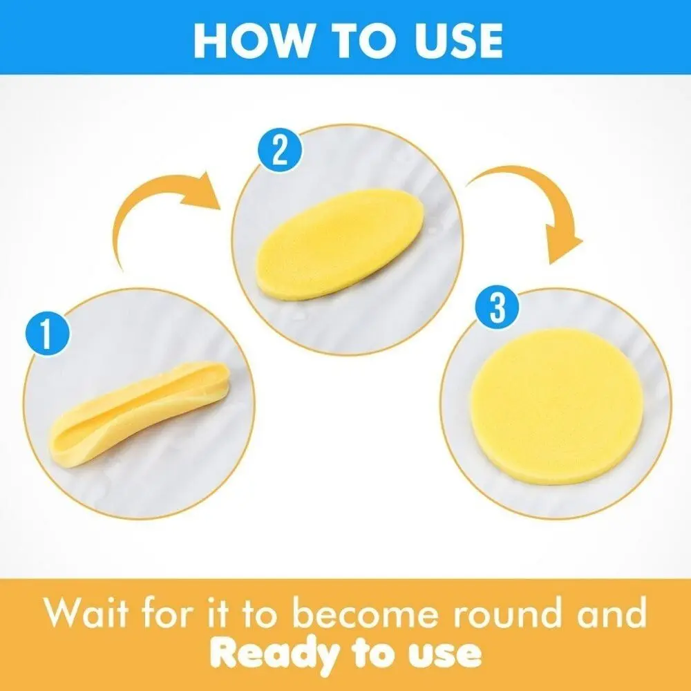 50 قطعة/المجموعة سبا ماكياج إزالة أداة العناية بالبشرة التطهير الوسادة الوجه الإسفنج غسل الوجه الإسفنج التجميل نفخة