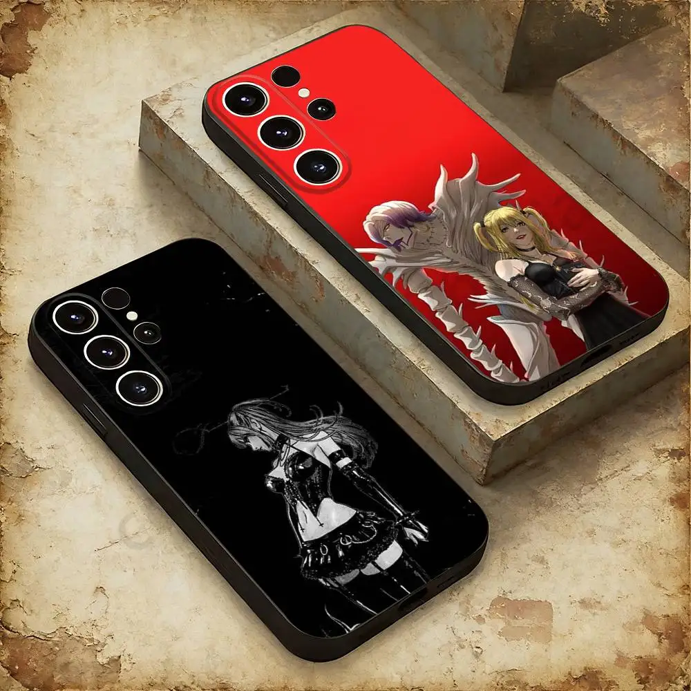 D-Death N-Note Misa L Yagami Phone Case For Samsung GalaxyA53,51,72,73,31,30,42 Soft Silicone Phone Protective Case
