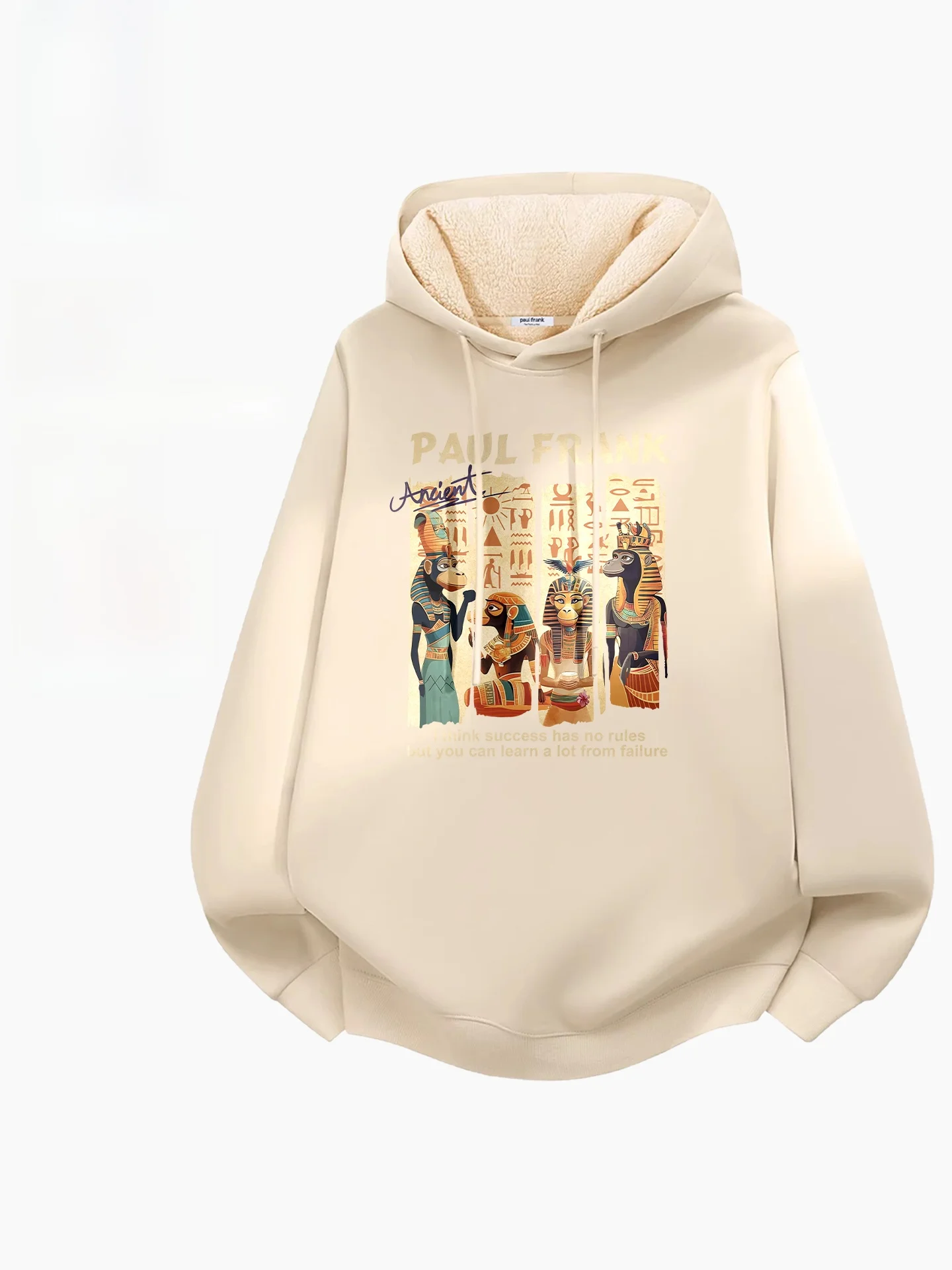 

Men's Hooded Thiened Fce Lined American Retro Lamb Velvet Jaet Winter Warm Pullover Sweatirt Casual Sport...