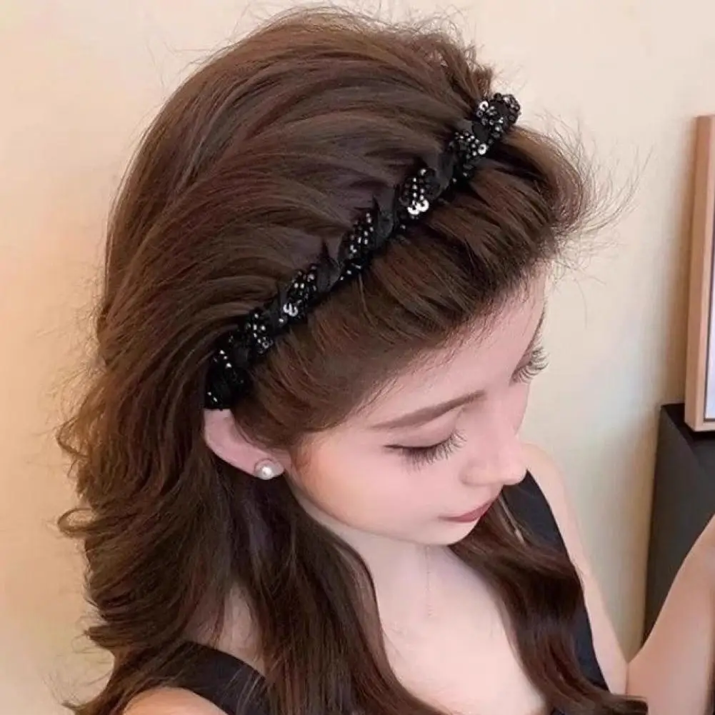 Vintage Perlen-Strass-Stirnband für Damen, Hochwertiger Haarreif, Eleganter Braut-Haarschmuck, Party-Haarband, Geschenk