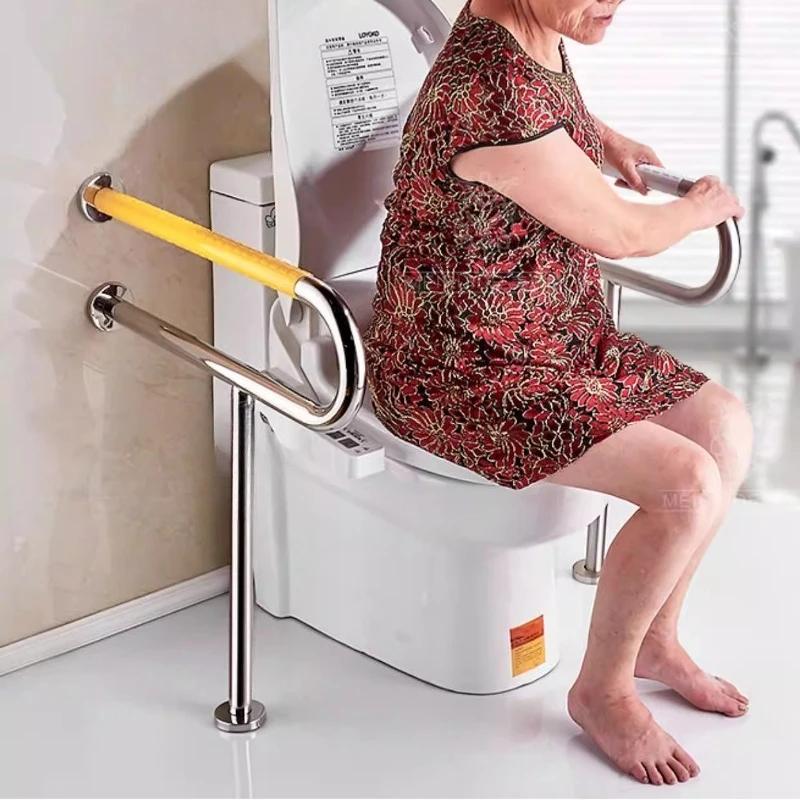 

Bathroom Safe Support Toilet Safety Rails Shower Handrail Toilet Aids Grab Bars for Elderly Disabled Pregnant Mounted Bath Grips