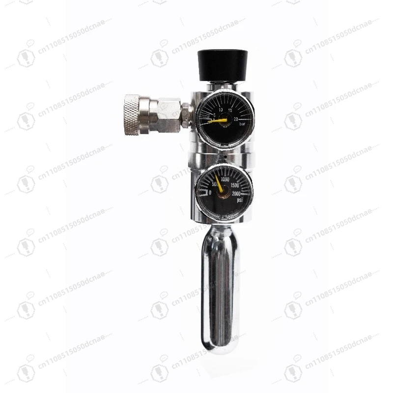 Dual Gauge Pressure Regulator 9Bar for Pneumatic Espresso Machine Coffee Extraction