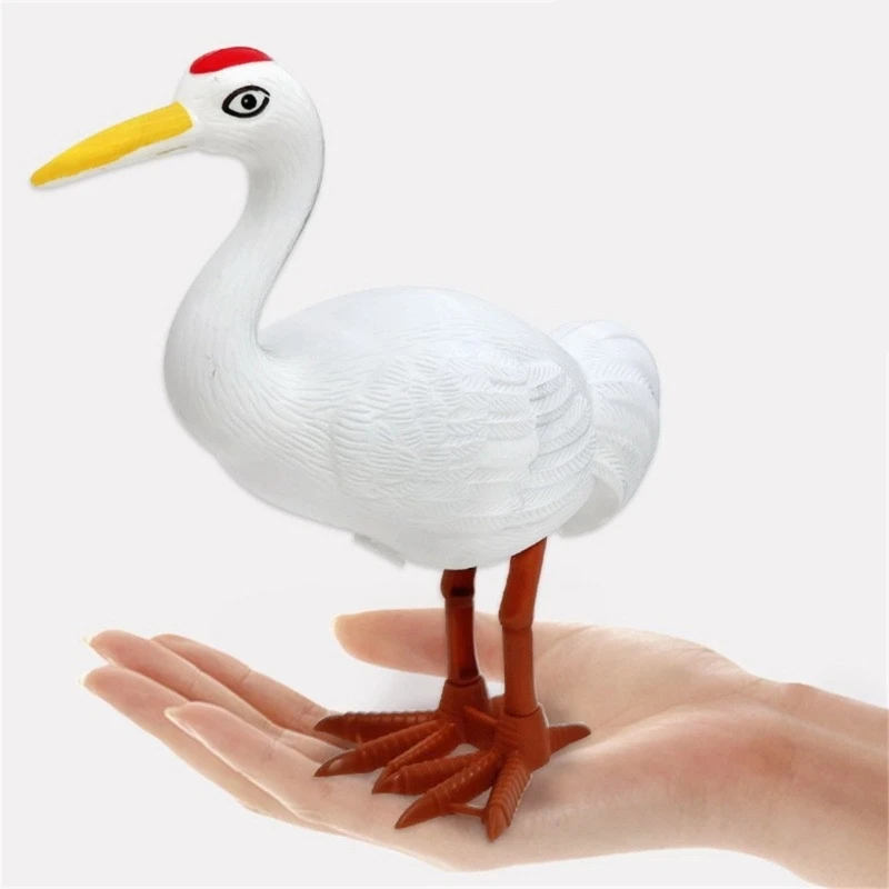 Collectible Crane Hopping Wind-up Toy Prank voor jongens en meisjes Mechanisch speelgoed Crane Toy Verjaardag/Kerstmis