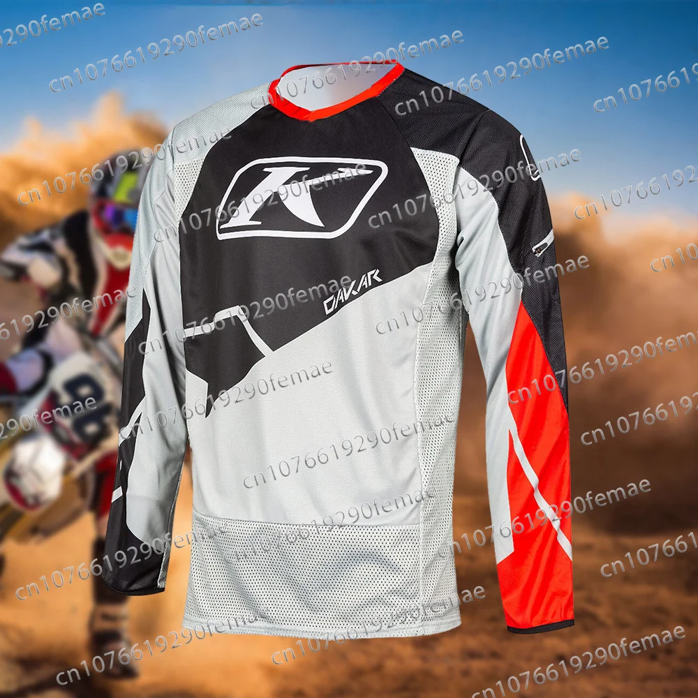 New Klim Off-Road Motorcycle, Mountain Bike, Stunt Downhill Sportswear, Daily Quick Drying Sweat Wicking Men\'s Top