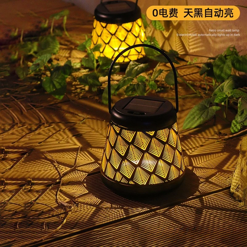 Vintage Hollow Metal Peacock Solar Stake Lamp Warm Pattern LED Projector Weatherproof Yard Flower Bed Ornament