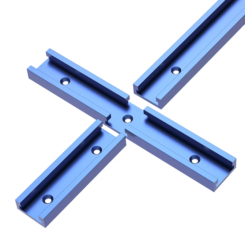 Woodworking Chute T Slot Cross Connector Track Miter Gauge Guide Rail Circular Saw Flip Table Table Track Intersection Parts