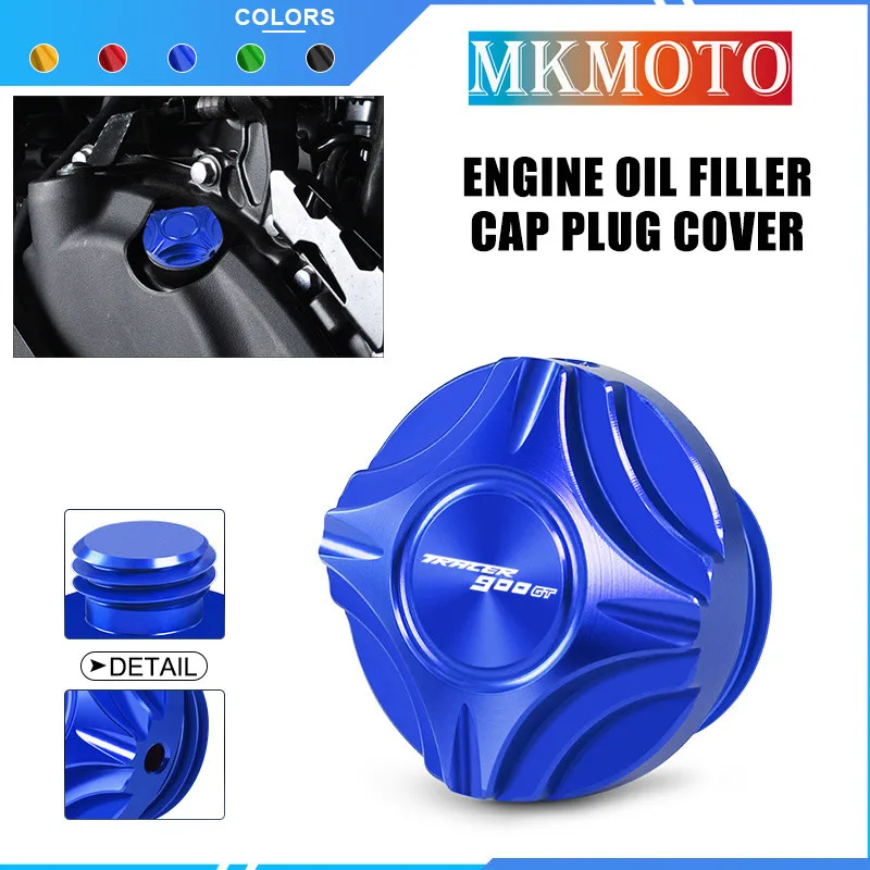 

Motorcycle CNC Engine Oil Filler Plug Cap Screw Accessories For TRACER7GT TRACER9GT 2021-2024 TRACER700GT TRACER900GT 2018-2022