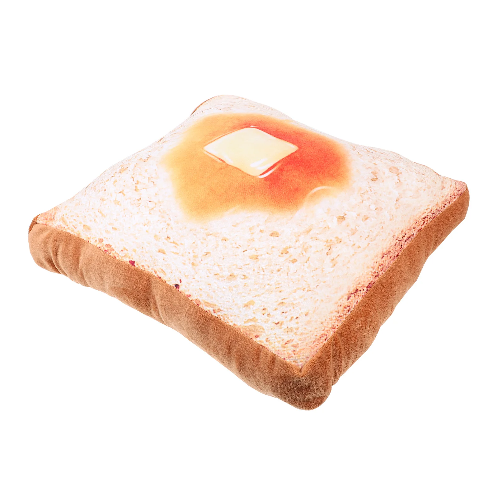 

Bread Toast Seat Cushion Comfortable Soft Throw Pillow Chair Cushion for Sofa Floor Office Home Decoration Throw Pillow