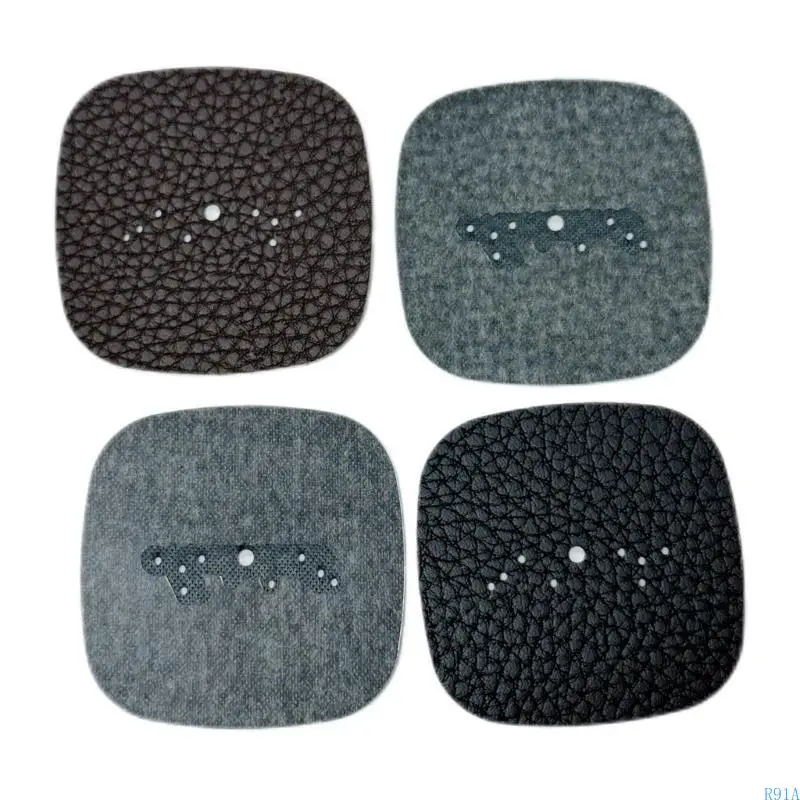 R91A เปลี่ยนสติกเกอร์แผ่นหูฟัง PU R91A วางสำหรับหูฟังเป็นเวลานานในการทำงานการเดินทางหรือกิจกรรมกลางแจ้ง