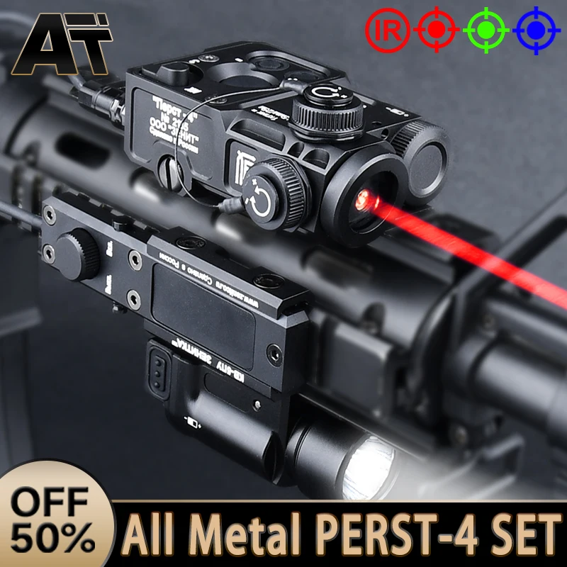 

Tactical All Metal Zenitco Perst-4 Red Green Blue IR Indicator Klesch 1S 2U 2P Flashlight Hight Power Hight Light Hunting Lamp