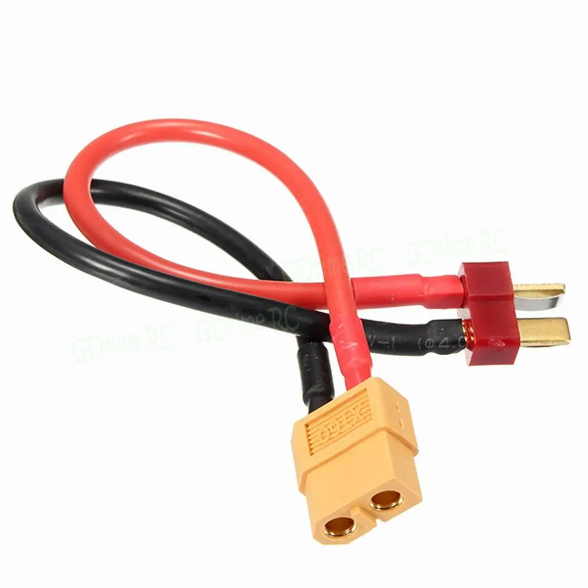 14AWG XT60 Female to Deans T-Plug Male Adapter Connector Cable for Lipo Battery RC Quadcopter FPV Car Boat Drone