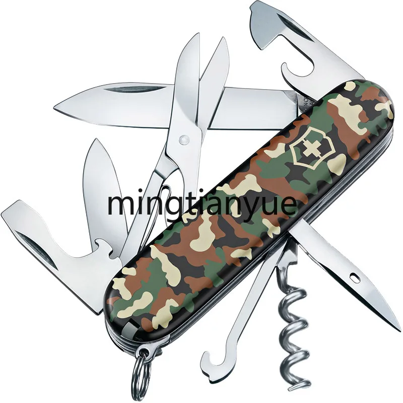 

Swiss Army Knife 91mm Camouflage Climber Multi-Function Folding Swiss Knife