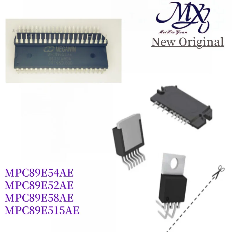 MXY 2Pcs New MPC89E54AE MPC89E52AE MPC89E58AE MPC89E515AE DIP IC Chip Wholesale