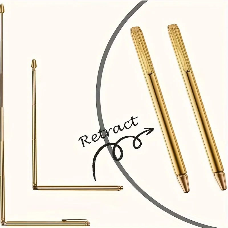 2pcs Retractable Dowsing Rods for Detecting Spirits, Used for Ghost Hunting, Water, Treasure Finding, And Locating Buried Items view 4