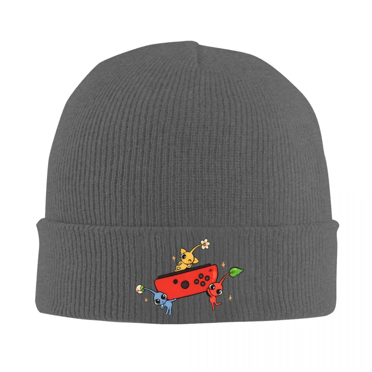 Pikmin Meme Warm Knitted Cap Hip Hop Bonnet Hat Autumn Winter Outdoor Beanies Hats for Unisex Adult