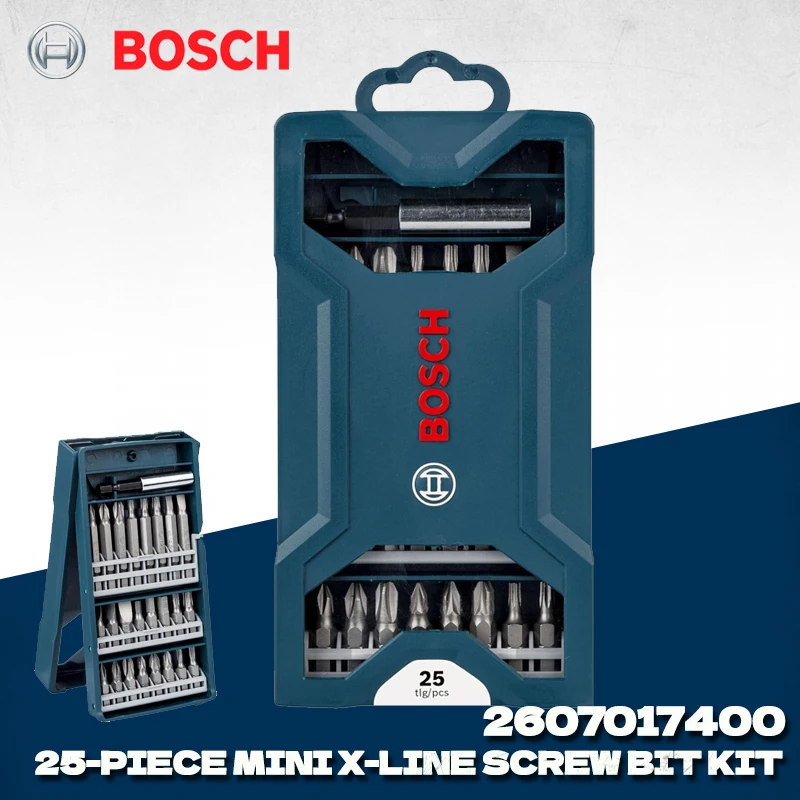 بوش 2607017400 25 قطعة من مفك البراغي الصغير الصلب للغاية على شكل حرف X مجموعة ملحقات أدوات الطاقة متعددة الأغراض #1