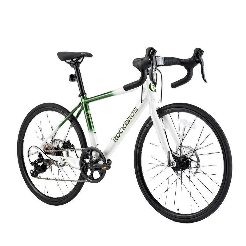 

Youth Bicycle Road Bike Students Bend The Child 22 Inch Aluminum Alloy Disc Brake Variable Speed Bike