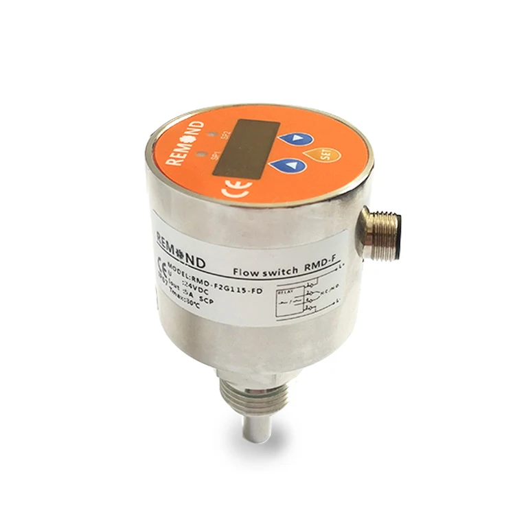 Electronic thermal flow switch 4-20mA output water flow switch for water air oil