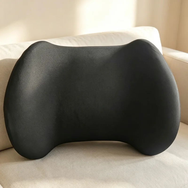 Ergonomic Lumbar Support Cushion Soft Comfortable Memory Cotton Waist Pillow Practical Back Support Pad image 3