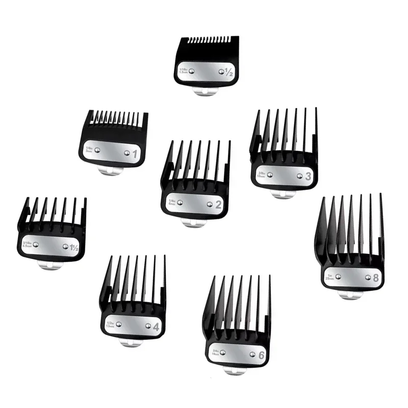 Premium Clipper Guards Kämme Set passend für Wahl Professional Metallclip, kompatibel mit den meisten Wahl Clippers