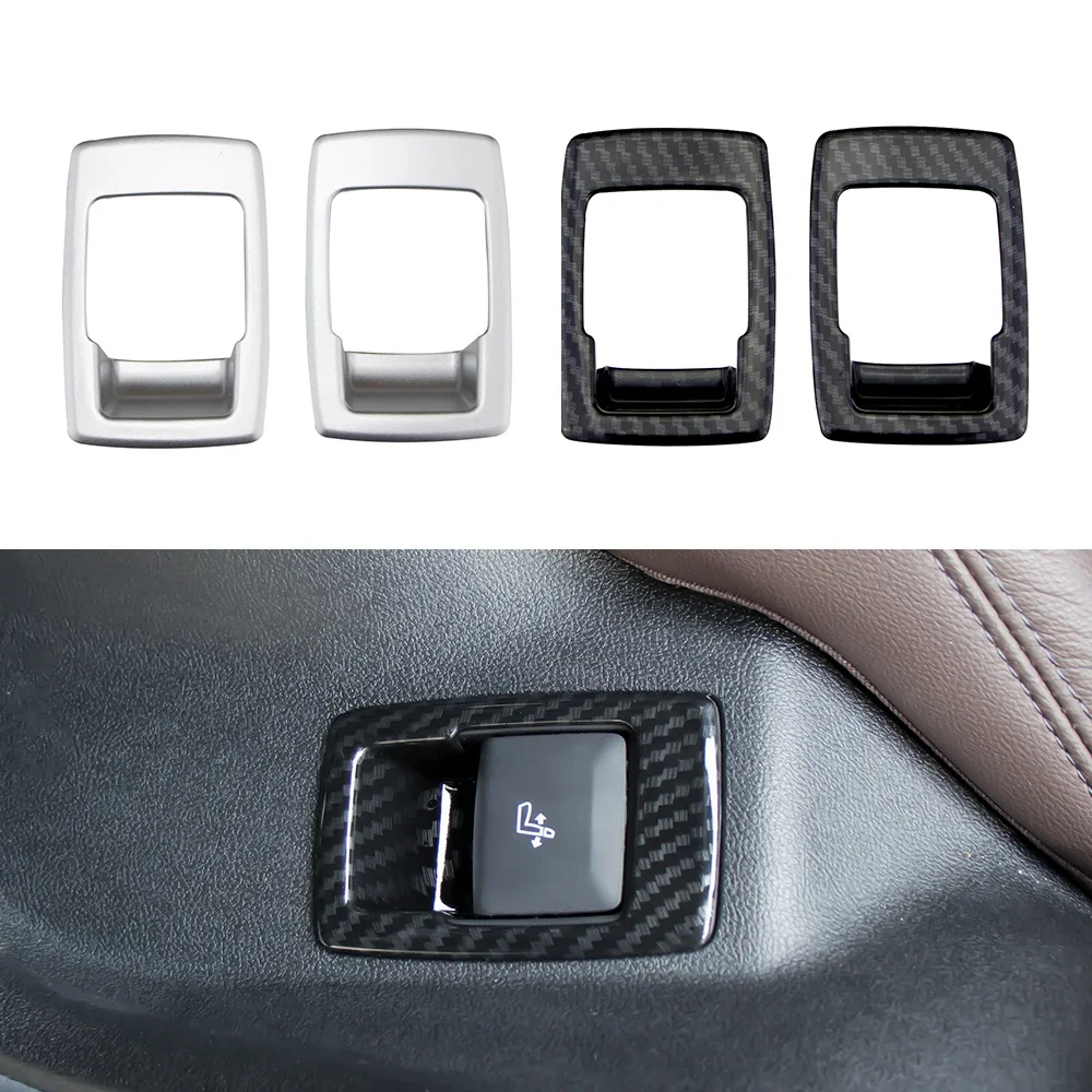 For BMW X3 G01 2018 - 2023 X4 G02 2019 - 2023 Rear Seat Adjust Button Frame Decor Cover Trim Accesories Interior Car-styling