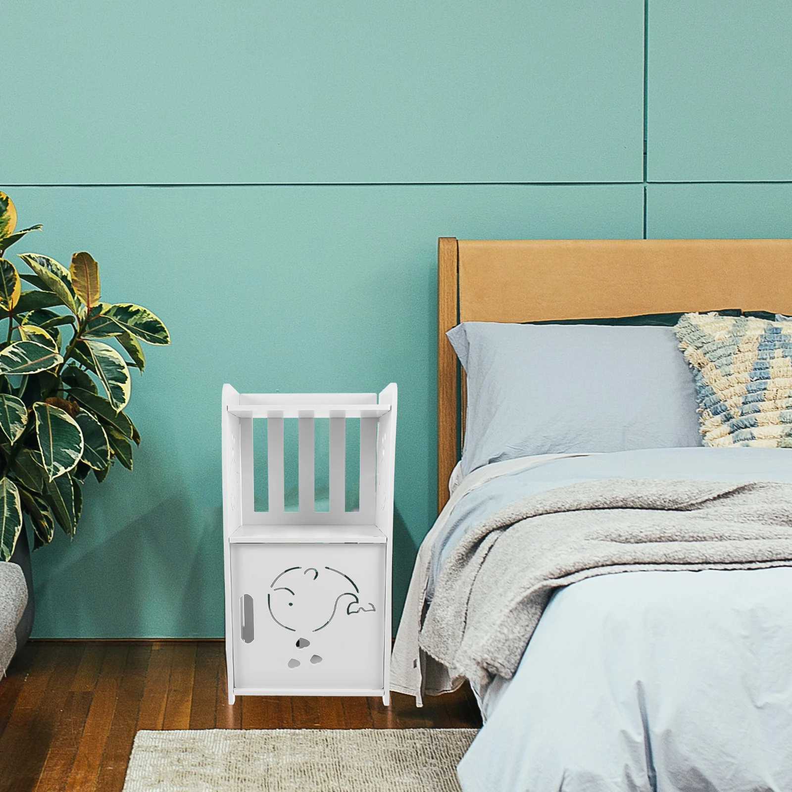 

Bedside Table Mini Storage Small Living Room Furniture Wooden Home Decor Bedroom Night St Stable Construction Small Nightst Tiny