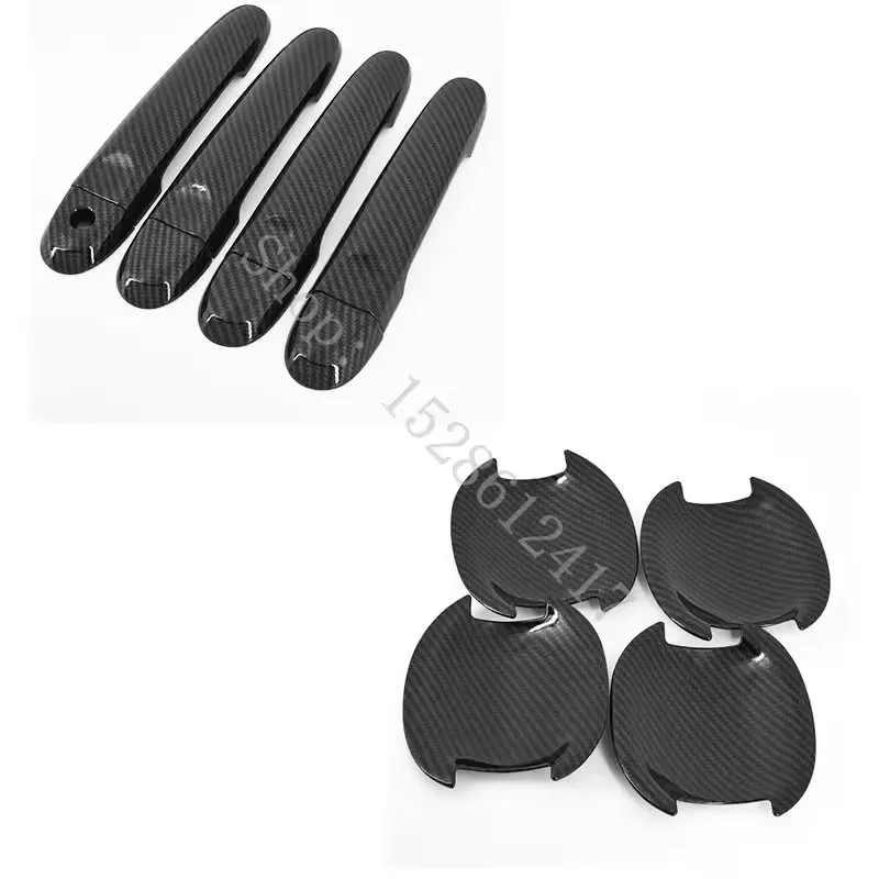 لنيسان ملاحظة E12 2013 2014 2015 2016 ~ 2019 غطاء مقبض باب السيارة ملصقات الكسوة اكسسوارات السيارات التصميم