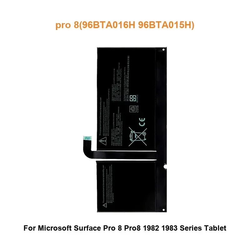 بطارية لجهاز الكمبيوتر المحمول Microsoft Surface Pro X 3 Laptop3 1876 1868 1867 1982 1983 1866 RT 1516 G3HTA057H G3HTA052H DYNT02 P21GK3